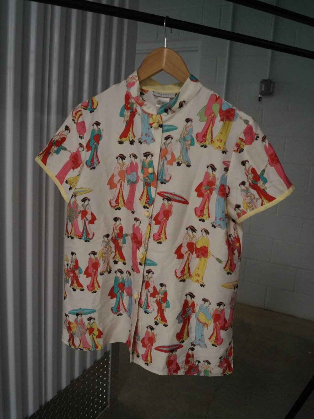 VTG Natori | Short Sleeve Geisha Blouse